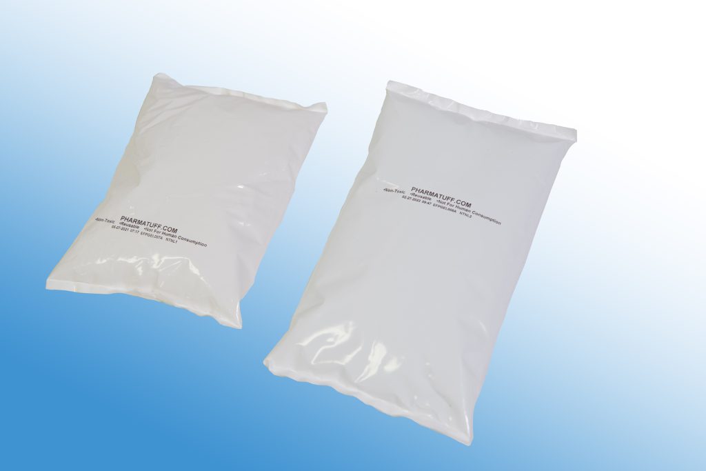 Gel Pack Blue Background 2